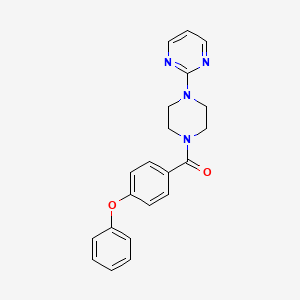 2-[4-(4-Phenoxybenzoyl)piperazin-1-yl]pyrimidine