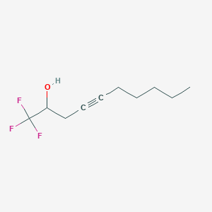 molecular formula C10H15F3O B1531834 1,1,1-Trifluorodec-4-yn-2-ol CAS No. 2098078-82-9