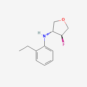 molecular formula C12H16FNO B1531842 (3R,4S)-N-(2-ethylphenyl)-4-fluorooxolan-3-amine CAS No. 2165499-52-3
