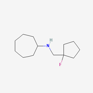 molecular formula C13H24FN B1531849 N-[(1-fluorocyclopentyl)methyl]cycloheptanamine CAS No. 1869969-36-7