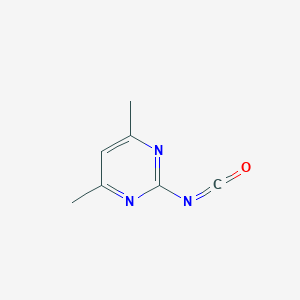 B153185 2-Isocyanato-4,6-dimethylpyrimidine CAS No. 134600-72-9