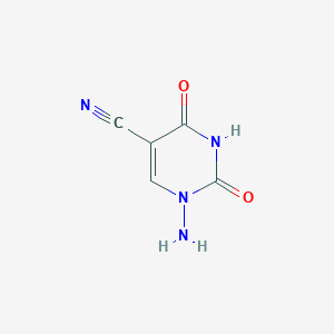 1-Amino-2,4-dioxo-1,2,3,4-tetrahydropyrimidine-5-carbonitrile