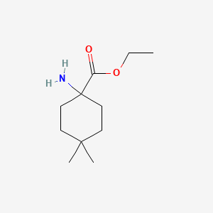 Ethyl 1-amino-4,4-dimethylcyclohexane-1-carboxylate