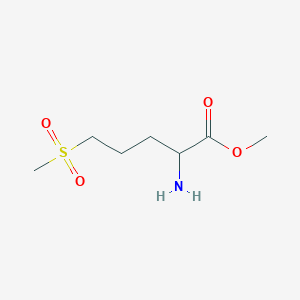 Methyl 2-amino-5-(methylsulfonyl)pentanoate