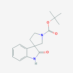 B153186 tert-Butyl 2-oxospiro[indoline-3,3'-pyrrolidine]-1'-carboxylate CAS No. 205383-87-5