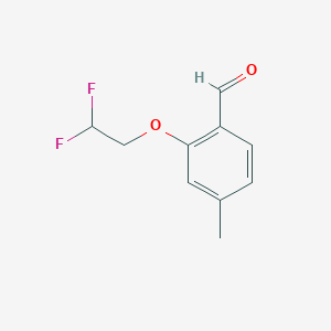 B1531866 2-(2,2-Difluoroethoxy)-4-methylbenzaldehyde CAS No. 2159867-53-3