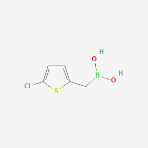 ((5-Chlorothiophen-2-yl)methyl)boronic acid