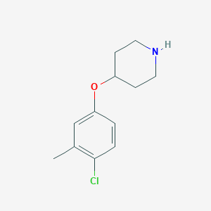 4-(4-Chloro-3-methylphenoxy)piperidine