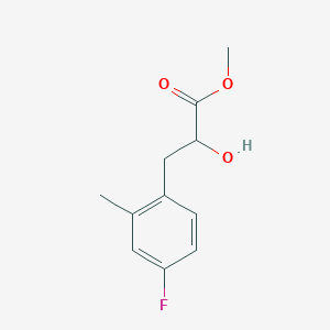 Methyl 3-(4-fluoro-2-methylphenyl)-2-hydroxypropanoate