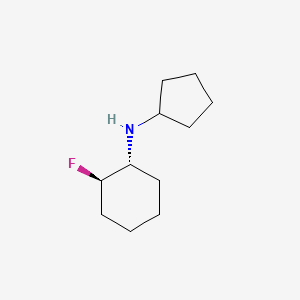 molecular formula C11H20FN B1531871 (1R,2R)-N-环戊基-2-氟环己-1-胺 CAS No. 1867826-21-8
