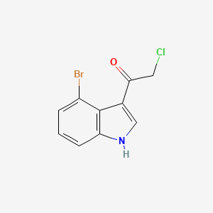 1-(4-bromo-1H-indol-3-yl)-2-chloroethan-1-one