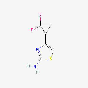 4-(2,2-Difluorocyclopropyl)-1,3-thiazol-2-amine