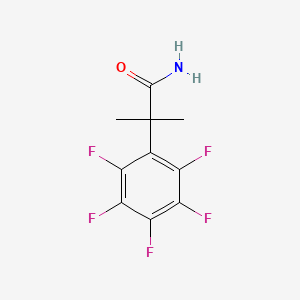 2-Methyl-2-(pentafluorophenyl)propanamide