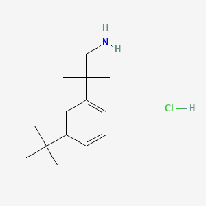 2-(3-Tert-butylphenyl)-2-methylpropan-1-aminehydrochloride