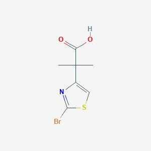 2-(2-Bromothiazol-4-yl)-2-methylpropanoic acid