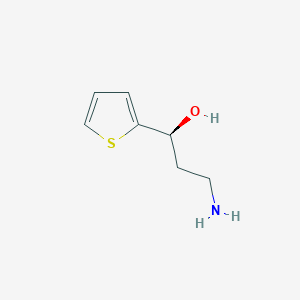 (1S)-3-amino-1-(thiophen-2-yl)propan-1-ol