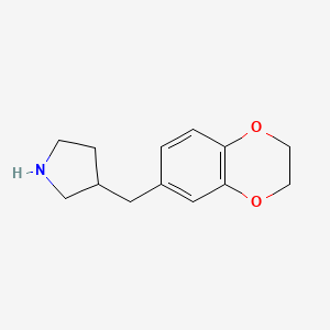 3-((2,3-Dihydrobenzo[b][1,4]dioxin-6-yl)methyl)pyrrolidine