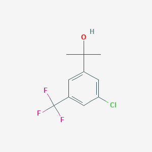 2-[3-Chloro-5-(trifluoromethyl)phenyl]propan-2-ol