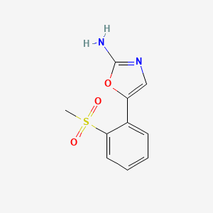 5-(2-(Methylsulfonyl)phenyl)oxazol-2-amine