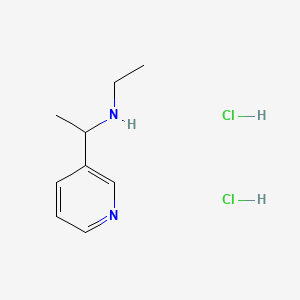 Ethyl[1-(pyridin-3-yl)ethyl]aminedihydrochloride