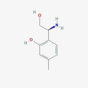 (s)-2-(1-Amino-2-hydroxyethyl)-5-methylphenol