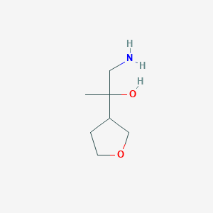 1-Amino-2-(tetrahydrofuran-3-yl)propan-2-ol