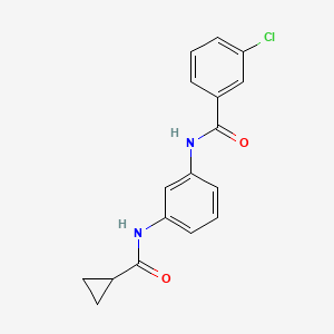 3-Chloro-N-(3-cyclopropaneamidophenyl)benzamide