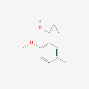 1-(2-Methoxy-5-methylphenyl)cyclopropan-1-ol