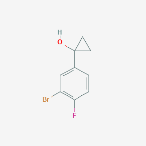 1-(3-Bromo-4-fluorophenyl)cyclopropan-1-ol