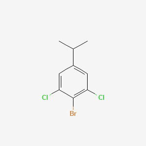 2-Bromo-1,3-dichloro-5-(propan-2-yl)benzene