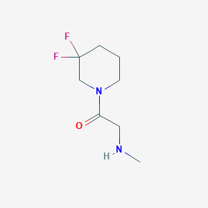 molecular formula C8H14F2N2O B1531931 1-(3,3-Difluoropiperidin-1-yl)-2-(methylamino)ethan-1-one CAS No. 1895219-86-9