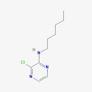 molecular formula C10H16ClN3 B1531940 3-chloro-N-hexylpyrazin-2-amine CAS No. 1343385-48-7