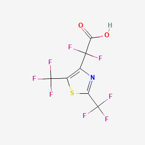 2-(2,5-Bis(trifluoromethyl)thiazol-4-yl)-2,2-difluoroacetic acid