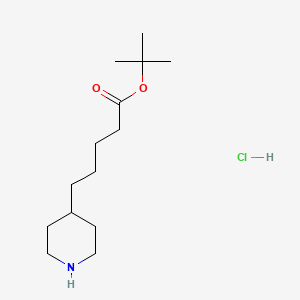 Tert-butyl 5-(piperidin-4-yl)pentanoate hydrochloride