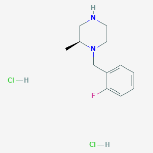 (2S)-1-[(2-fluorophenyl)methyl]-2-methylpiperazinedihydrochloride