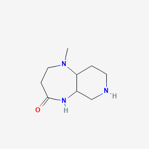 1-methyl-decahydro-1H-pyrido[3,4-b][1,4]diazepin-4-one