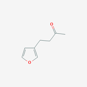 molecular formula C8H10O2 B15319519 4-(Furan-3-yl)butan-2-one 