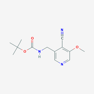 Tert-butyl (4-cyano-5-methoxypyridin-3-YL)-methylcarbamate