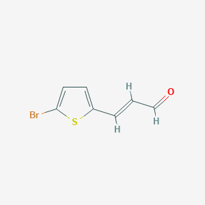 3-(5-Bromothiophen-2-yl)acrylaldehyde