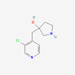 3-((3-Chloropyridin-4-yl)methyl)pyrrolidin-3-ol