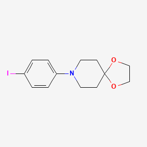 molecular formula C13H16INO2 B1531960 1,4-Dioxa-8-azaspiro[4.5]decane, 8-(4-iodophenyl)- CAS No. 1057281-18-1