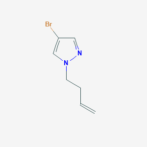 molecular formula C7H9BrN2 B1531967 4-bromo-1-(but-3-en-1-yl)-1H-pyrazole CAS No. 1343985-69-2