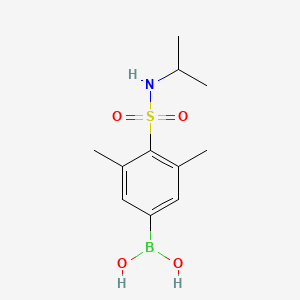 molecular formula C11H18BNO4S B1531974 (4-(N-isopropylsulfamoyl)-3,5-dimethylphenyl)boronic acid CAS No. 1704121-72-1