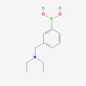 molecular formula C11H18BNO2 B1531986 (3-((Diethylamino)methyl)phenyl)boronic acid CAS No. 944483-39-0