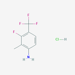 3-Fluoro-2-methyl-4-(trifluoromethyl)anilinehydrochloride