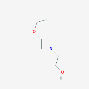 2-[3-(Propan-2-yloxy)azetidin-1-yl]ethan-1-ol