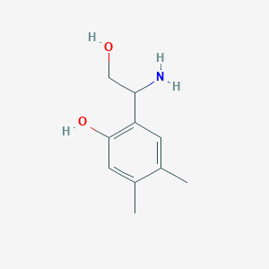 2-(1-Amino-2-hydroxyethyl)-4,5-dimethylphenol