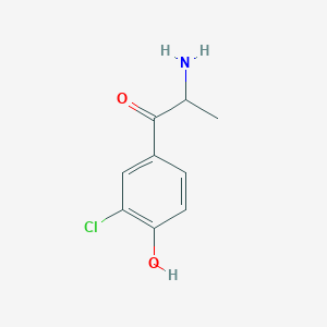 2-Amino-1-(3-chloro-4-hydroxyphenyl)propan-1-one