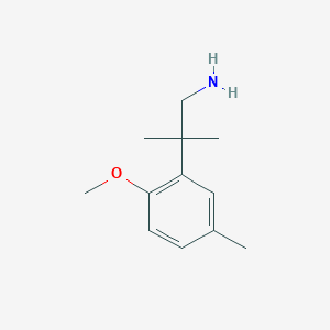 2-(2-Methoxy-5-methylphenyl)-2-methylpropan-1-amine