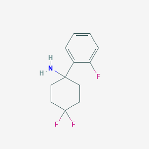 4,4-Difluoro-1-(2-fluorophenyl)cyclohexanamine